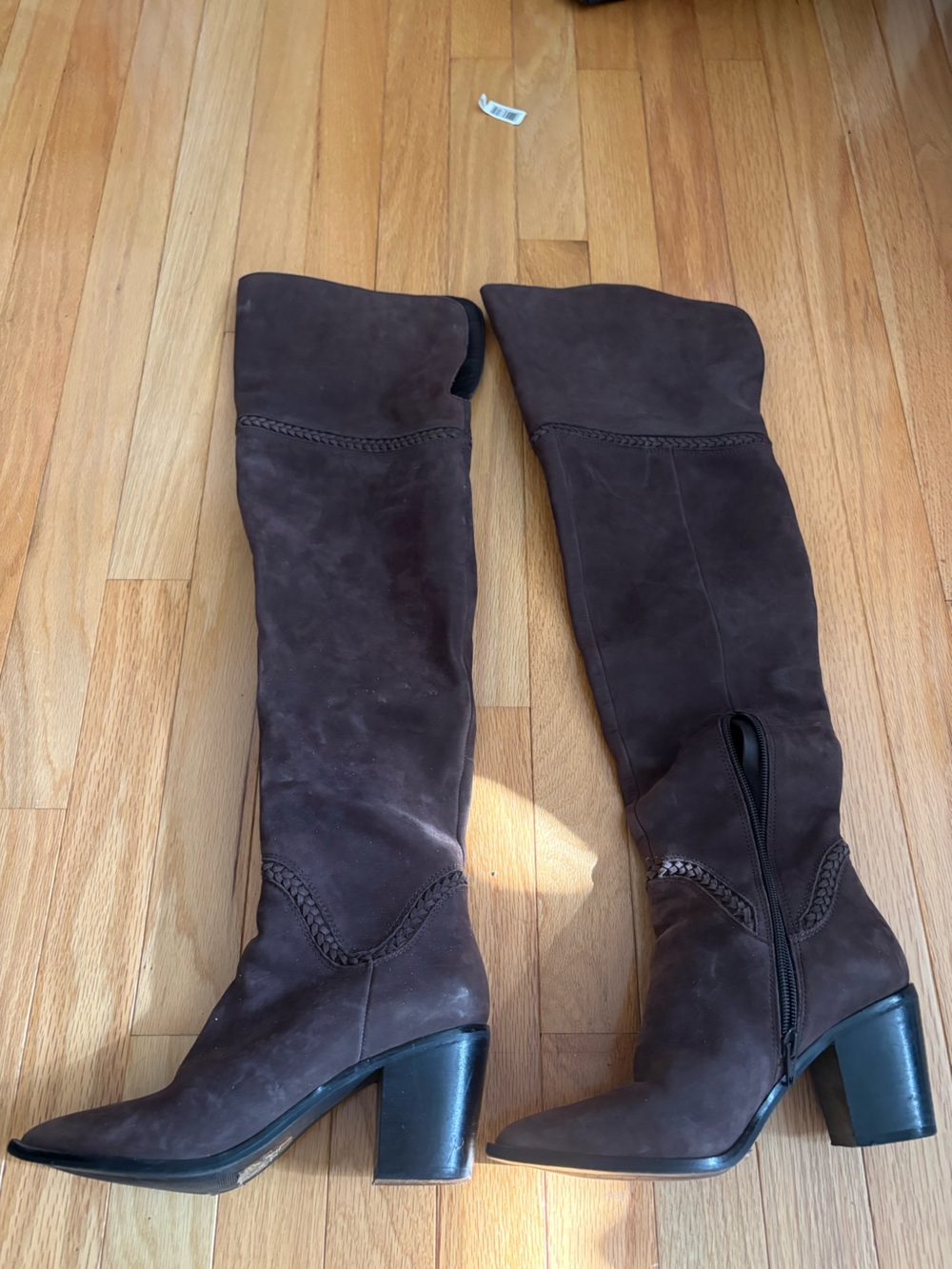 Aldo Brown Suede Knee-High Boots